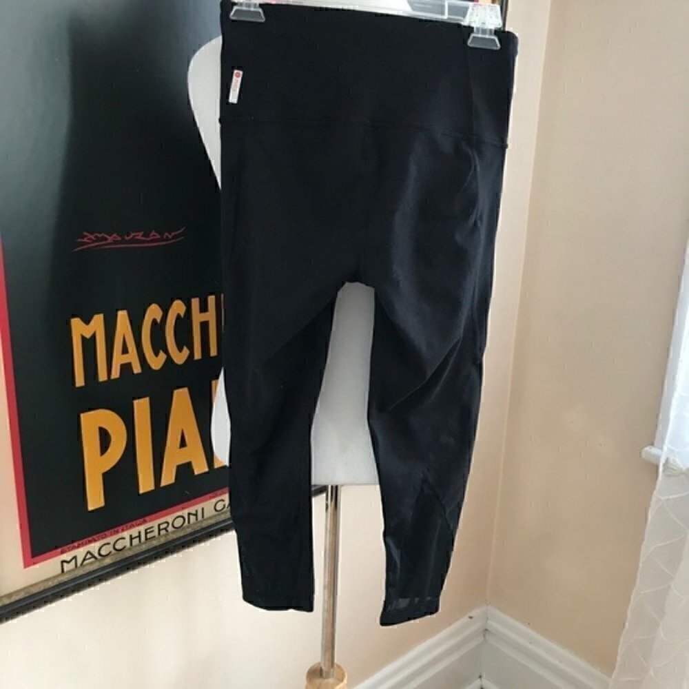 Zella Versatile Solid Black 'Hatha' High Waist Cr… - image 3